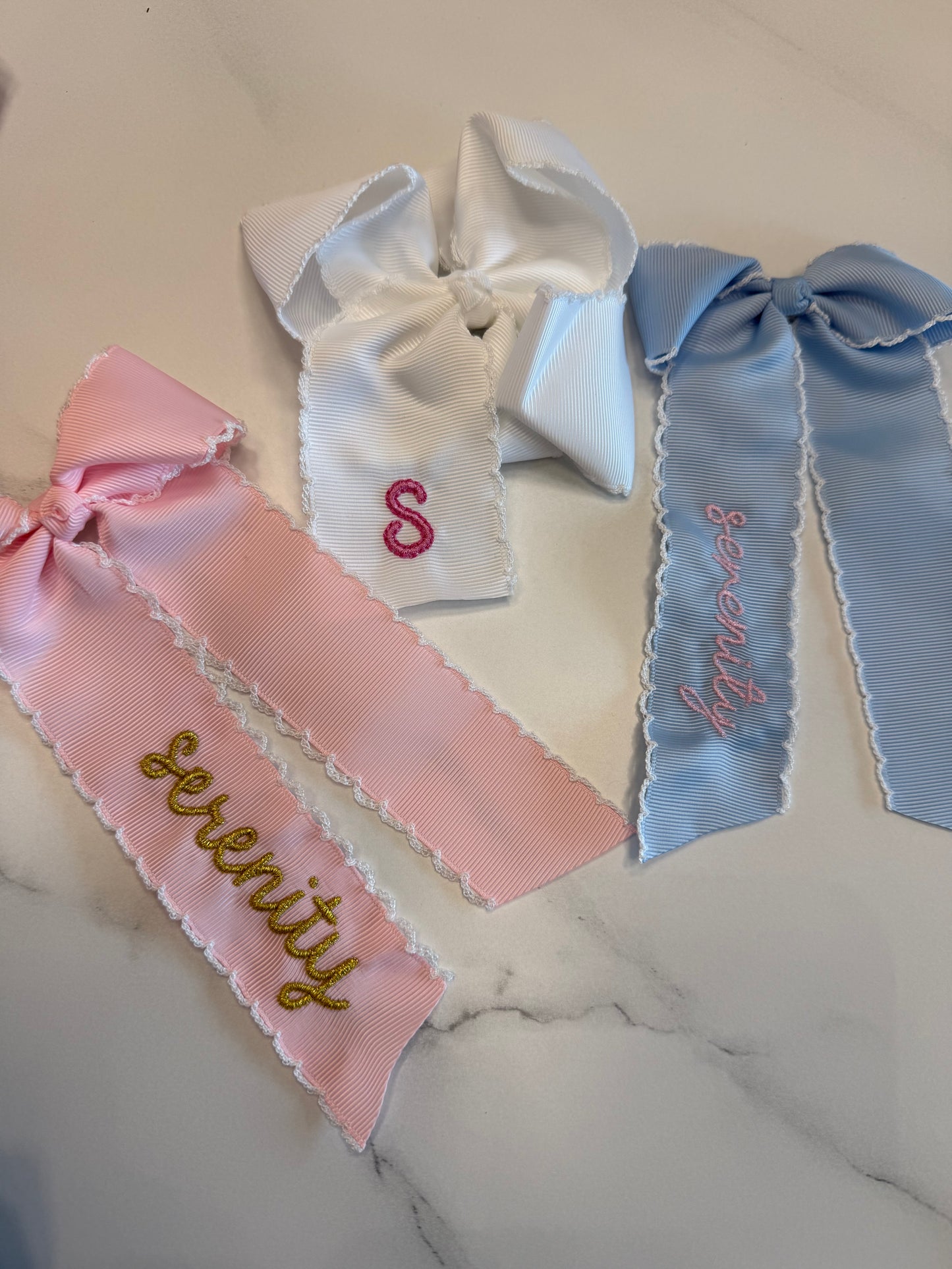 Long Grosgrain Hair Bows
