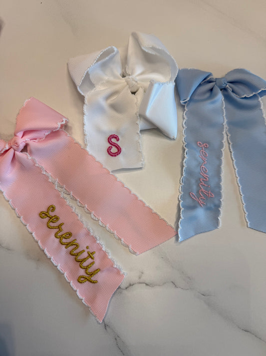 Long Grosgrain Hair Bows
