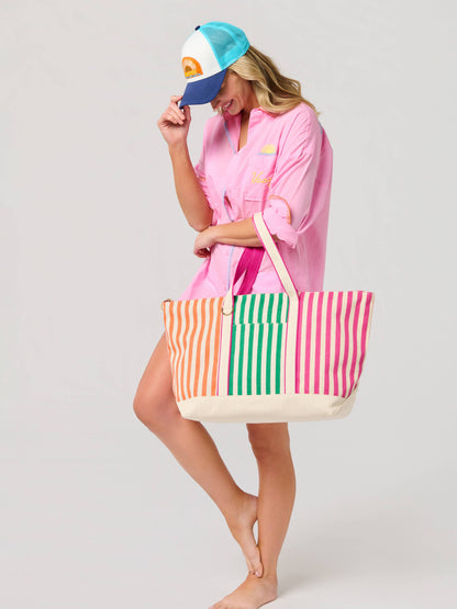 Port Stripe Tote