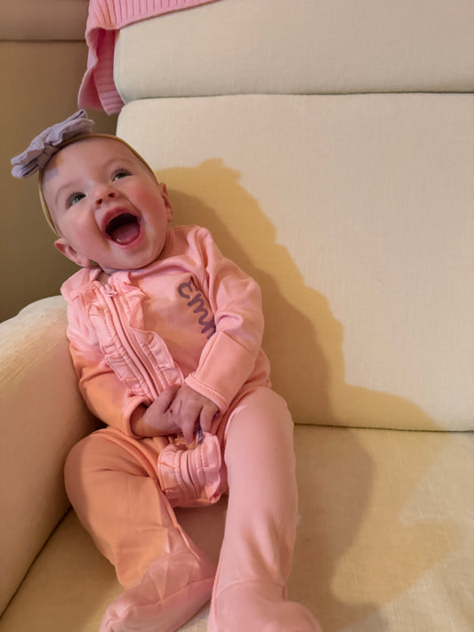 Ruffle Zipper Sleeper