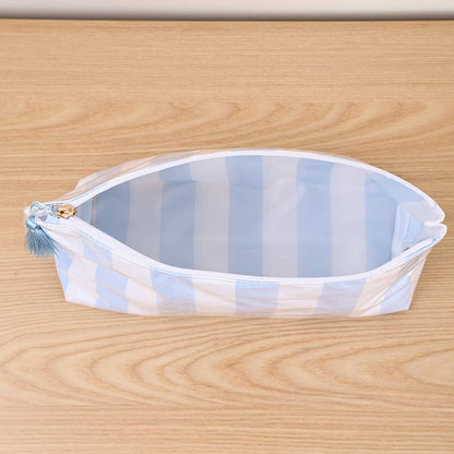 Waterproof Striped Make Up Bag