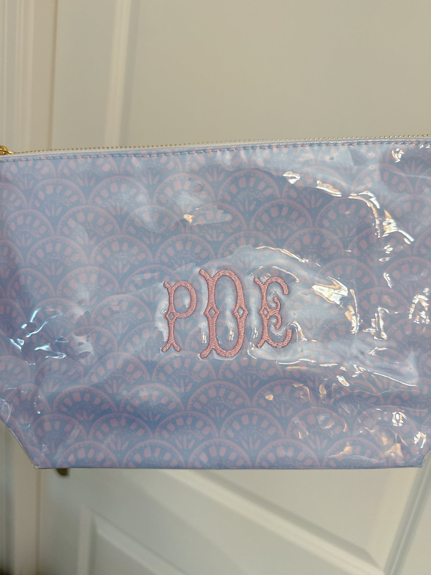 Monogrammed KenzKustomz Clear Coat Bag