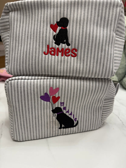 Seersucker Toiletry Bag