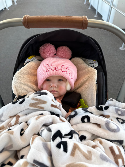 Double Pom Pom Beanies