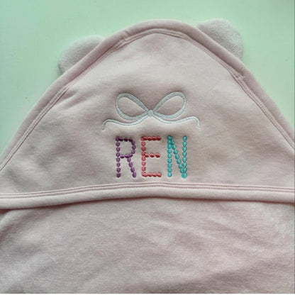 Teddy Bear Ear Hooded Bath Towels