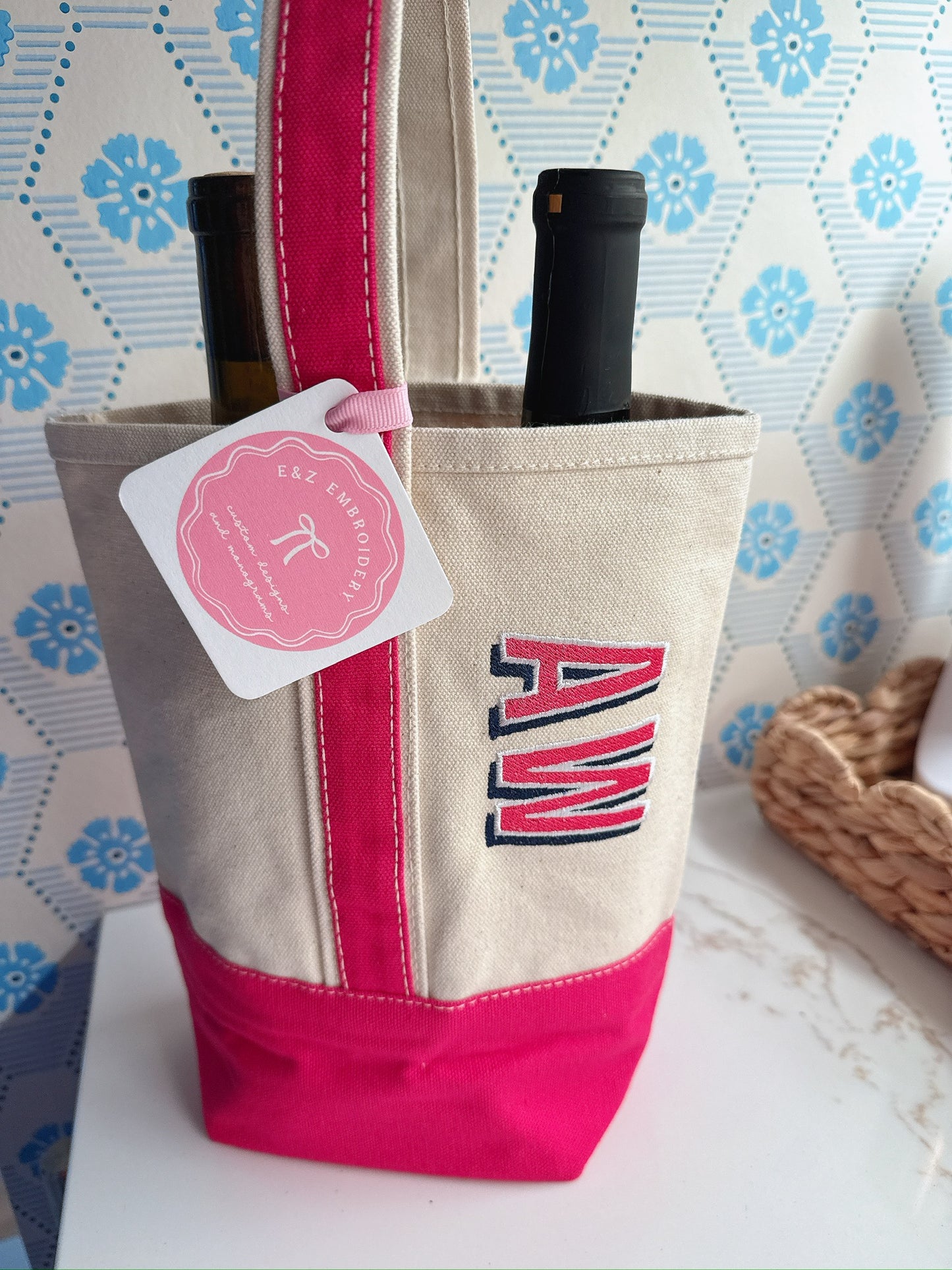 Canvas Wine Bag by ShoreBags