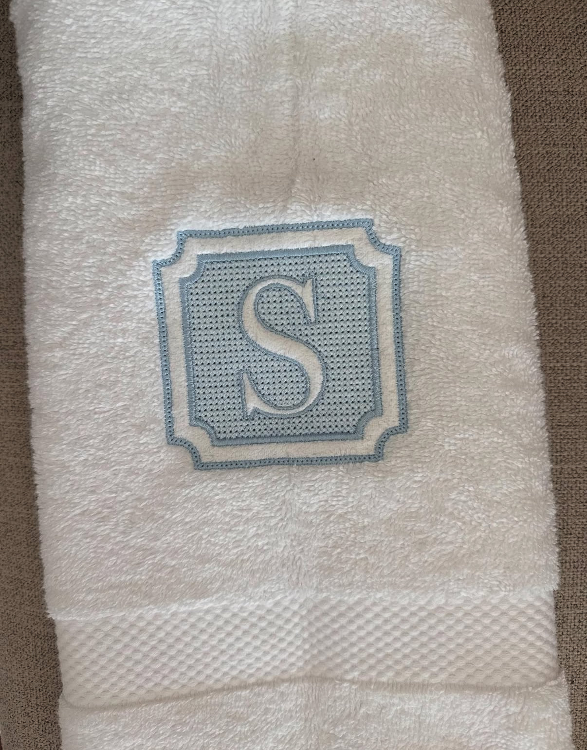 Monogrammed Hand Towels