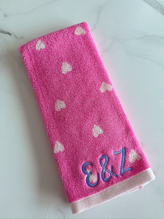 Valentine’s Day Heart Hand Towels