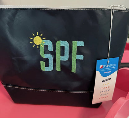 Big Sur Splash Zip Pouch by ShoreBags