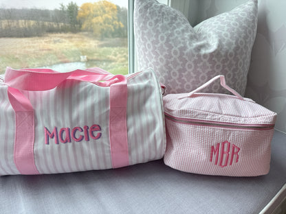 Kids Striped Duffel Bags