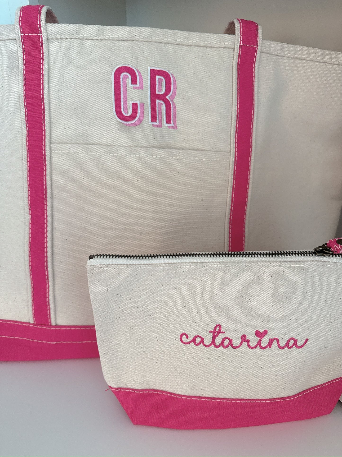 Shore Bags Block Shadow Monogram Boat Tote