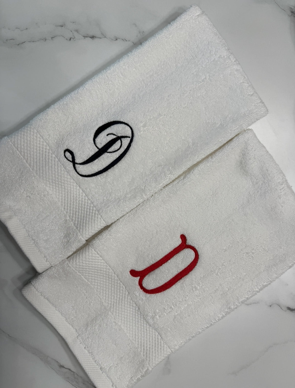 Monogrammed Hand Towels