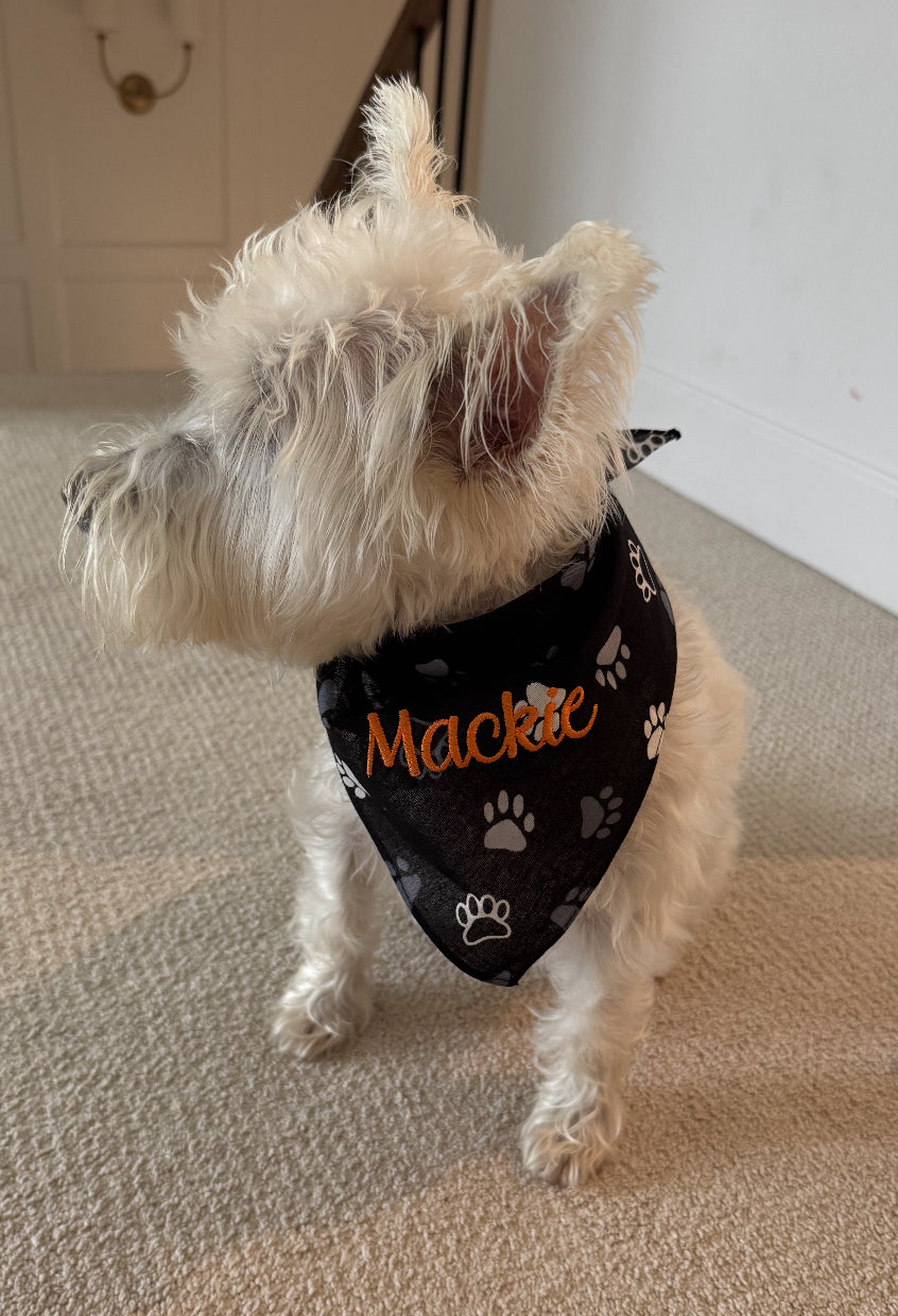 Personalized Dog Bandana