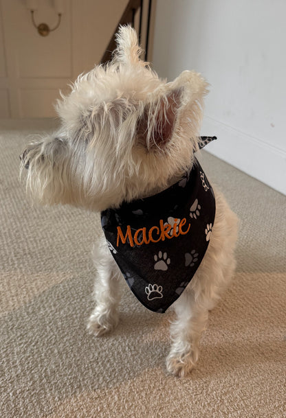 Personalized Dog Bandana