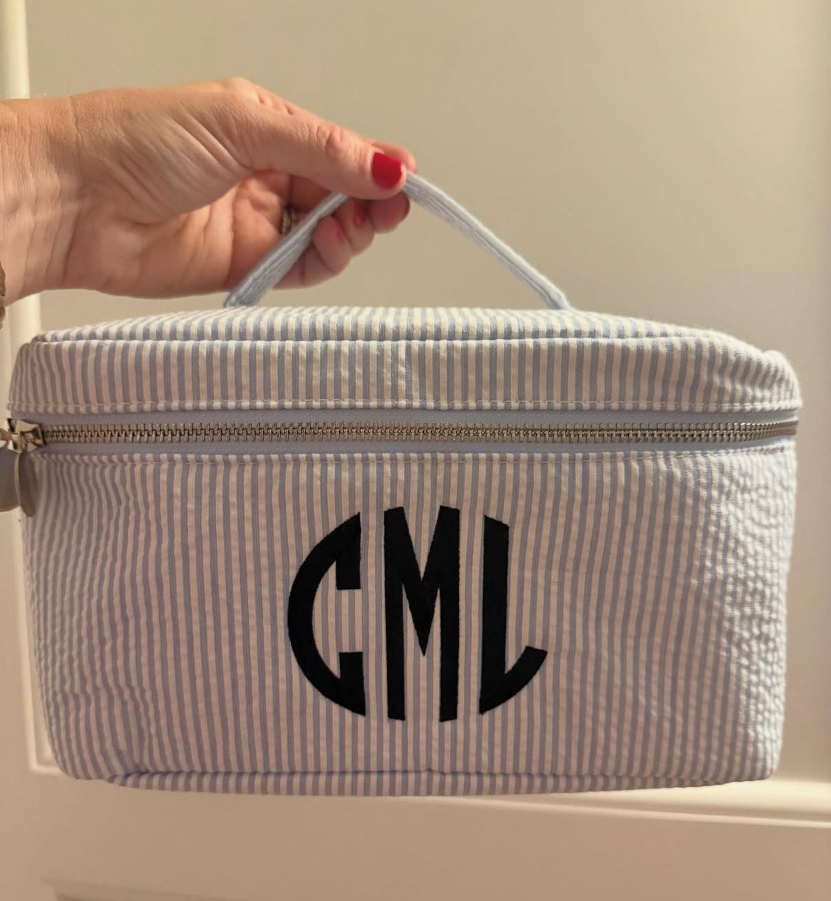 Seersucker Toiletry Case