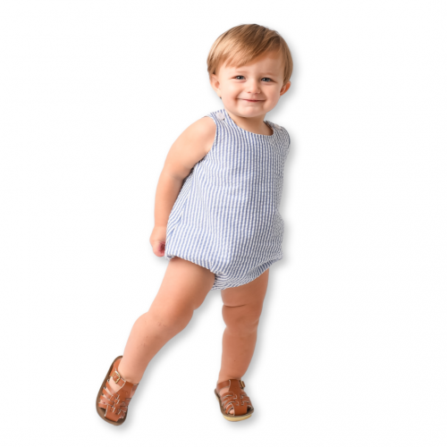 Seersucker Romper