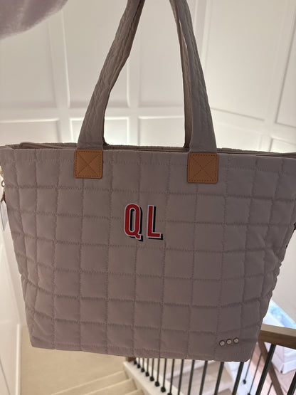 Day Dreamer Quilted Puffer Tote by Pretty Simple