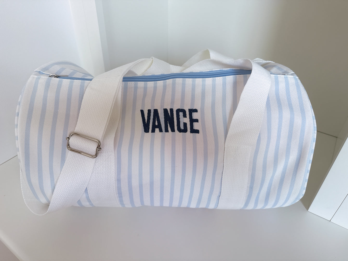 Kids Striped Duffel Bags