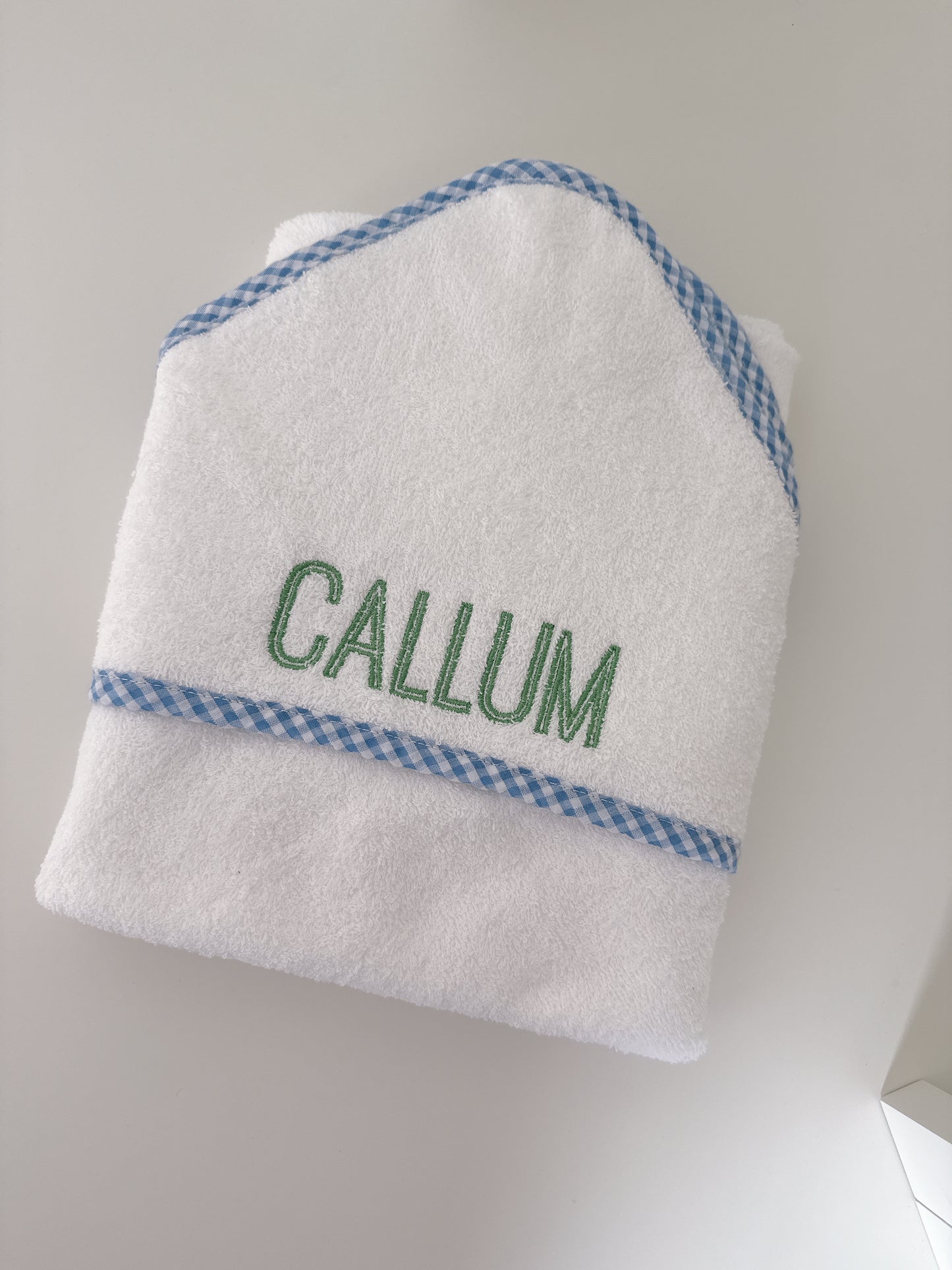 Gingham Hooded Towels