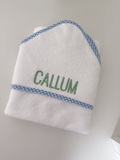 Gingham Hooded Towels