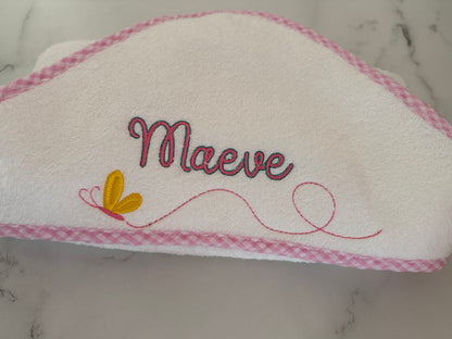 Gingham Hooded Towels