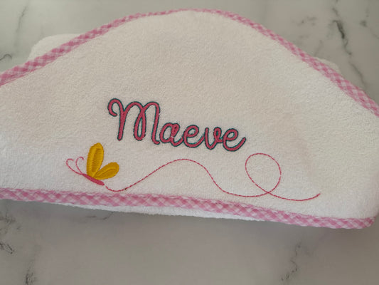 Gingham Hooded Towels