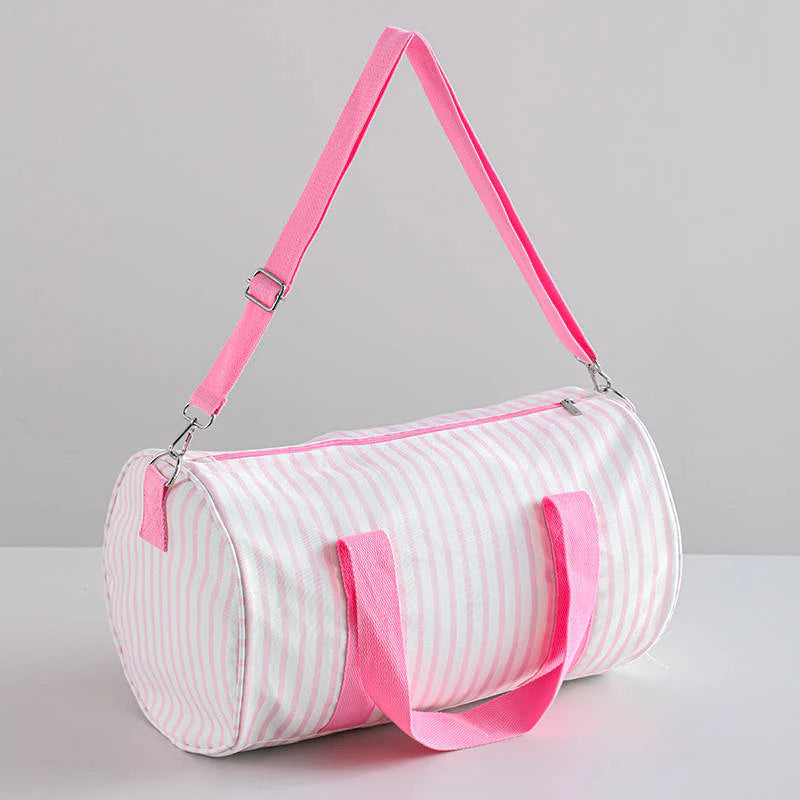 Kids Striped Duffel Bags