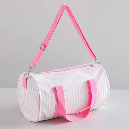 Kids Striped Duffel Bags