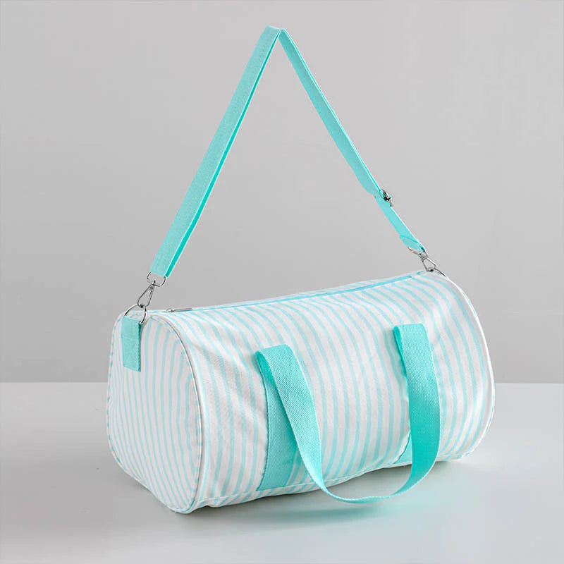 Kids Striped Duffel Bags