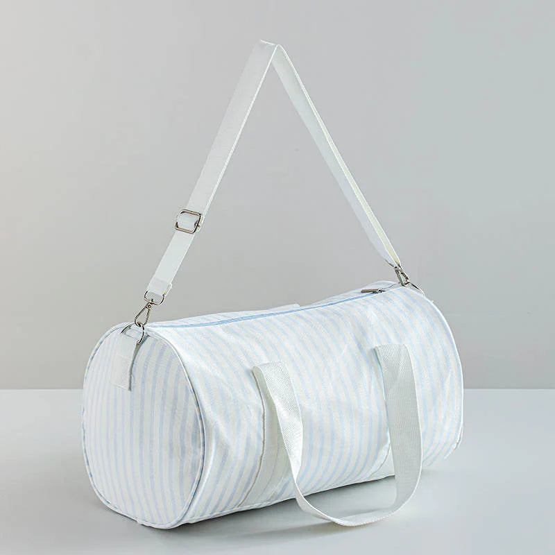 Kids Striped Duffel Bags