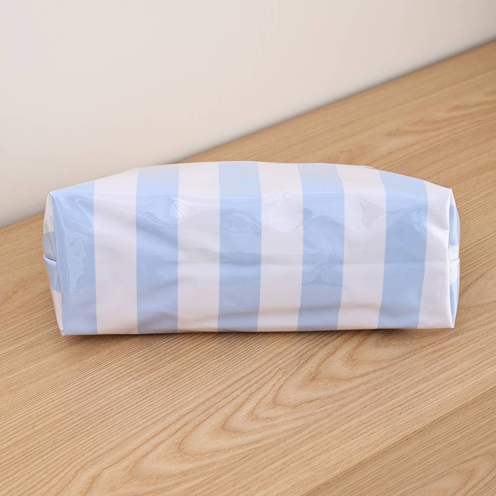 Waterproof Striped Make Up Bag