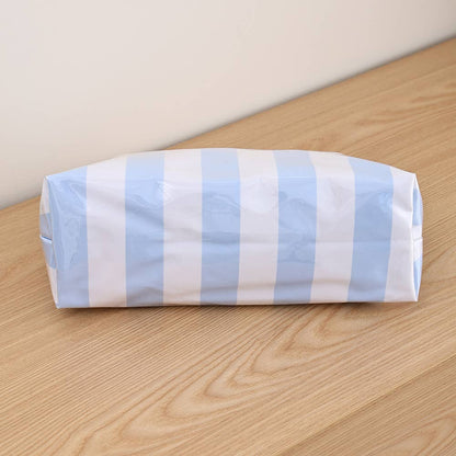 Waterproof Striped Make Up Bag