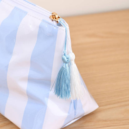 Waterproof Striped Make Up Bag