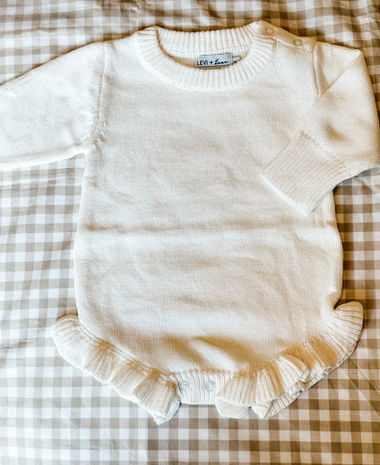 Ruffle Sweater Onesie