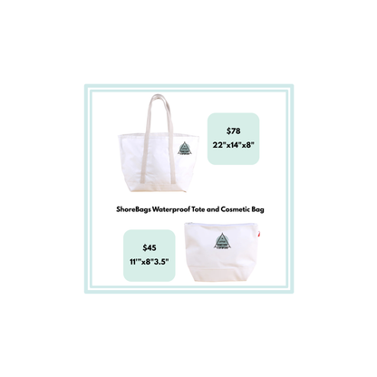 A Little Something A Lot of Love Logo ShoreBags Sur Waterproof Pouch